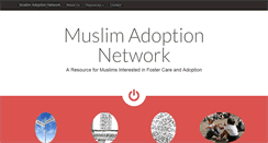 Desktop Screenshot of muslimadoptionnetwork.com